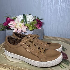 BOBS Bobs Skechers B Extra Cute Memory Foam Sneakers Chestnut Vegan Sz 11